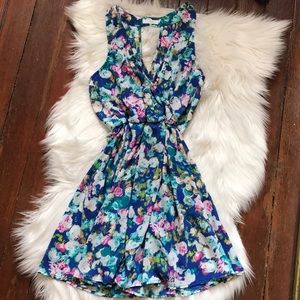 Lush floral dress size small